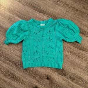 For Love And Lemons Brooke Pointelle Sweater